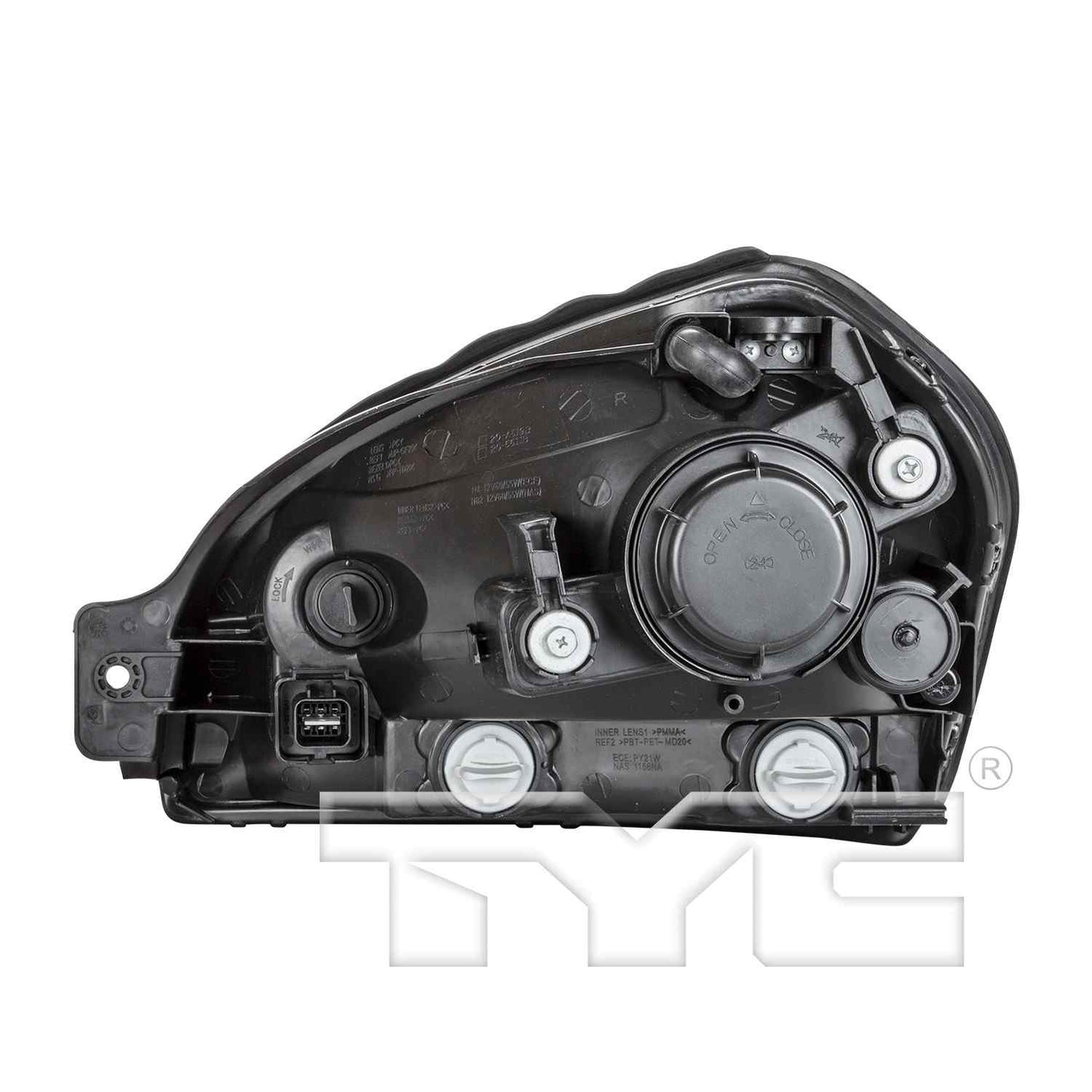 TYC Headlight Assembly 20-6611-00