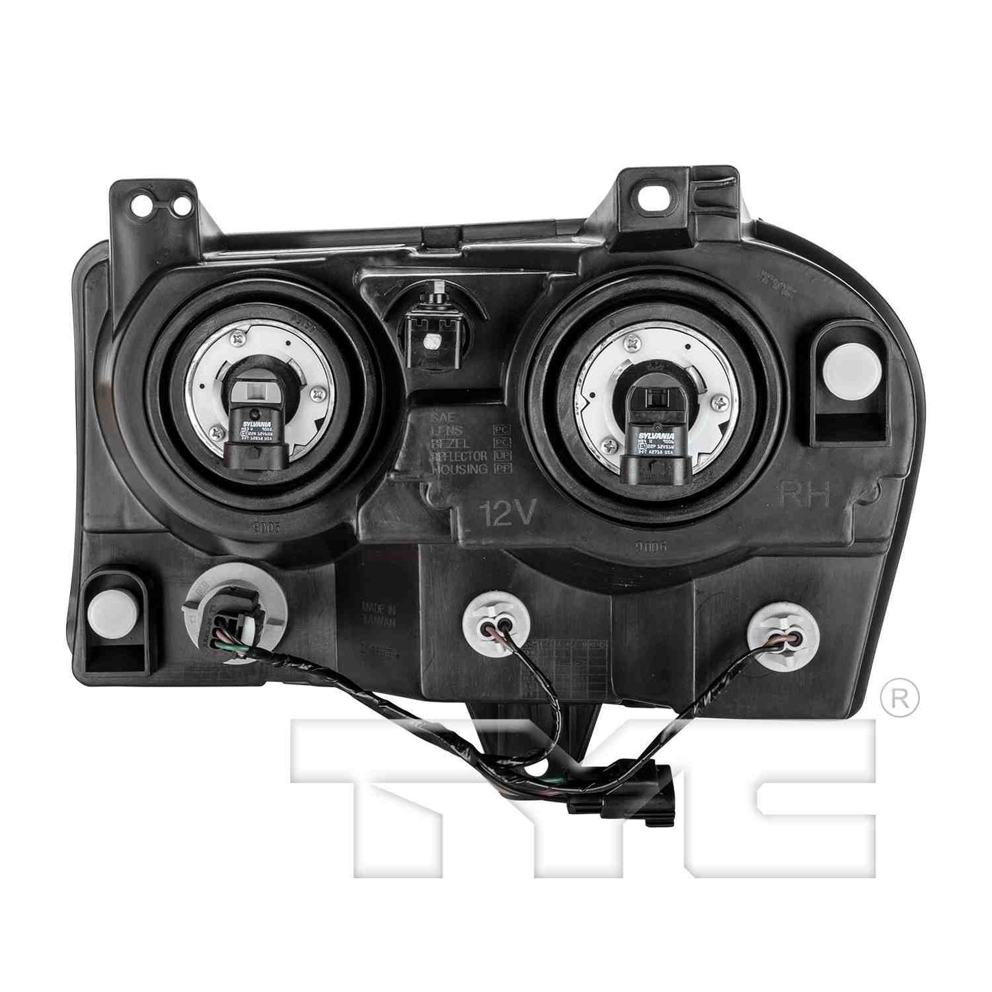 TYC Headlight Assembly 20-6637-00