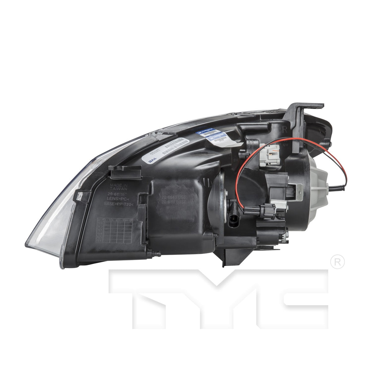 TYC Headlight Assembly 20-6643-00