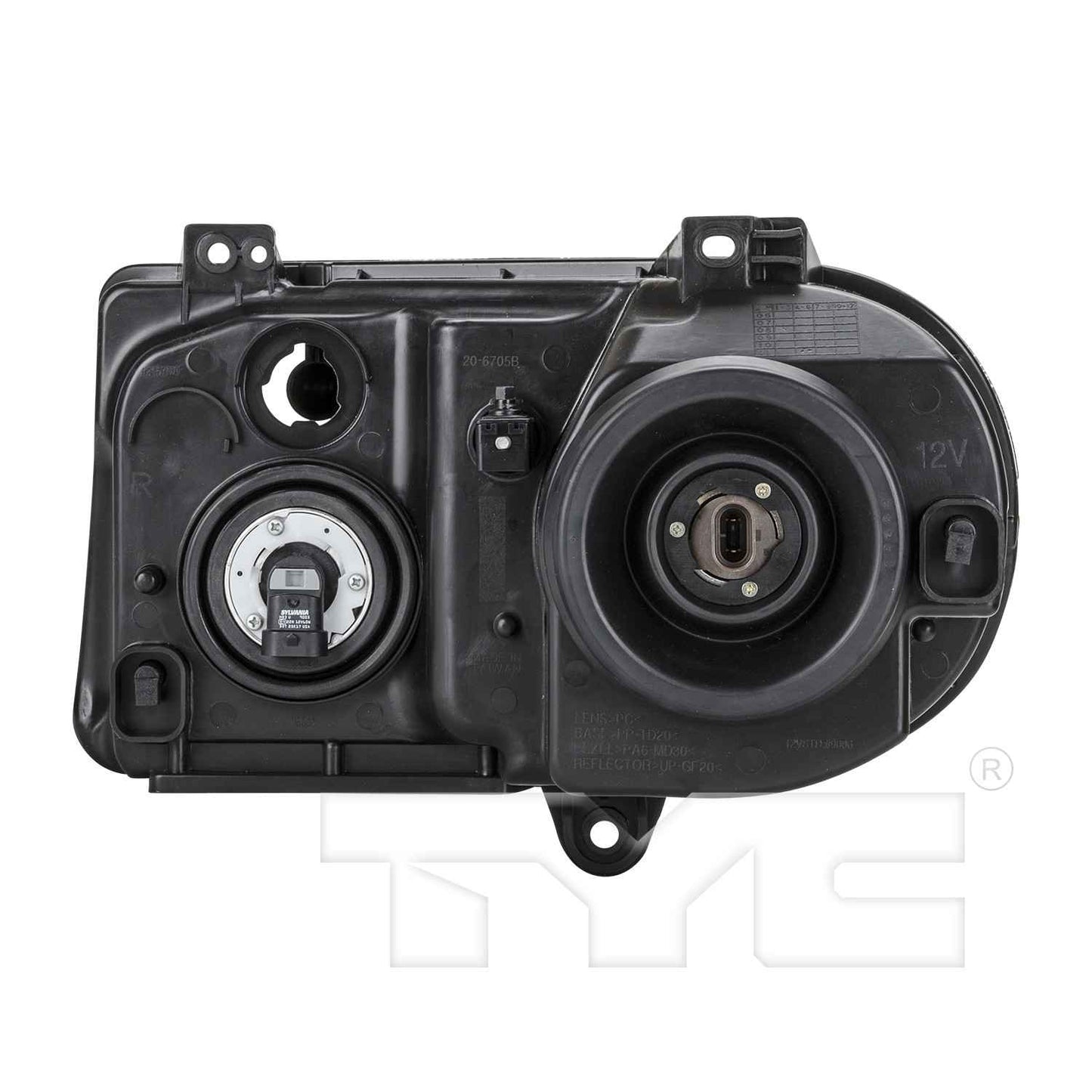 TYC Headlight Assembly 20-6705-00