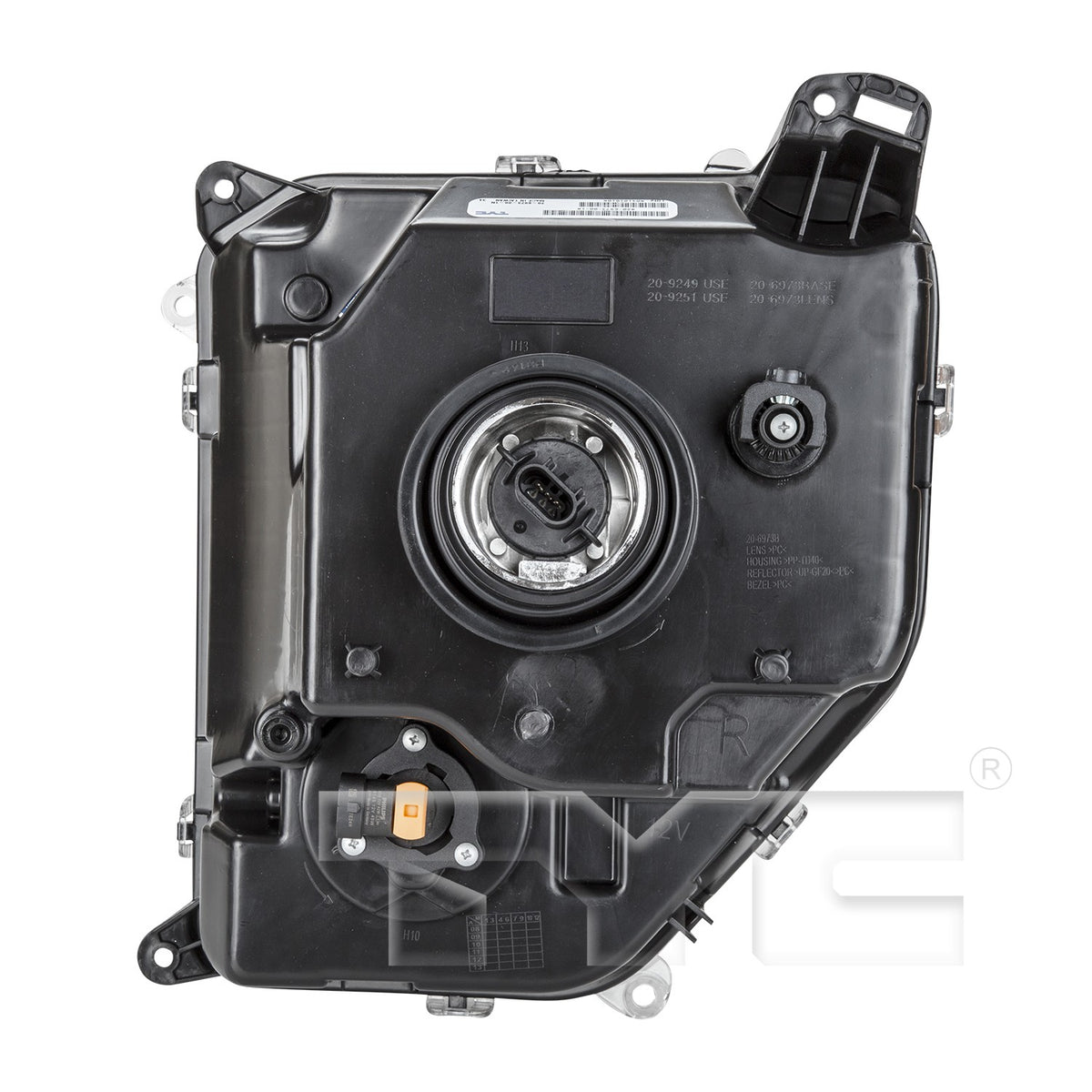 TYC Headlight Assembly 20-6973-00