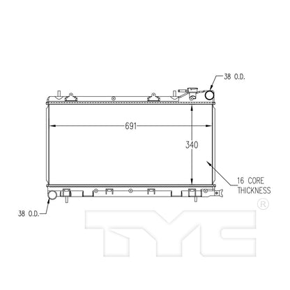 TYC TYC Radiator 2211