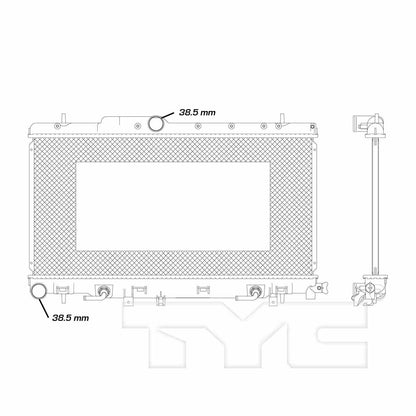 TYC TYC Radiator 2450