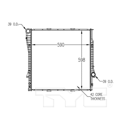 TYC TYC Radiator 2593