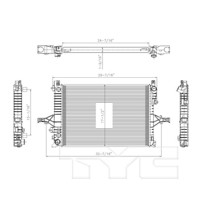 TYC TYC Radiator 2805