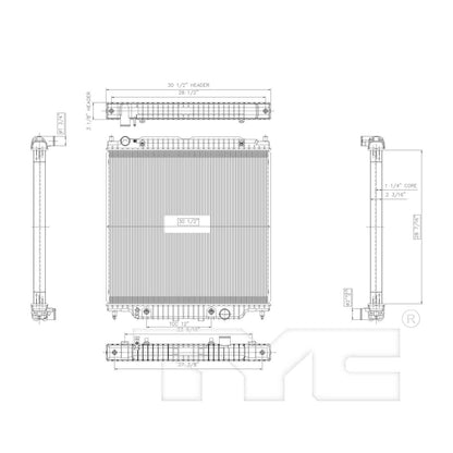 TYC TYC Radiator 2887