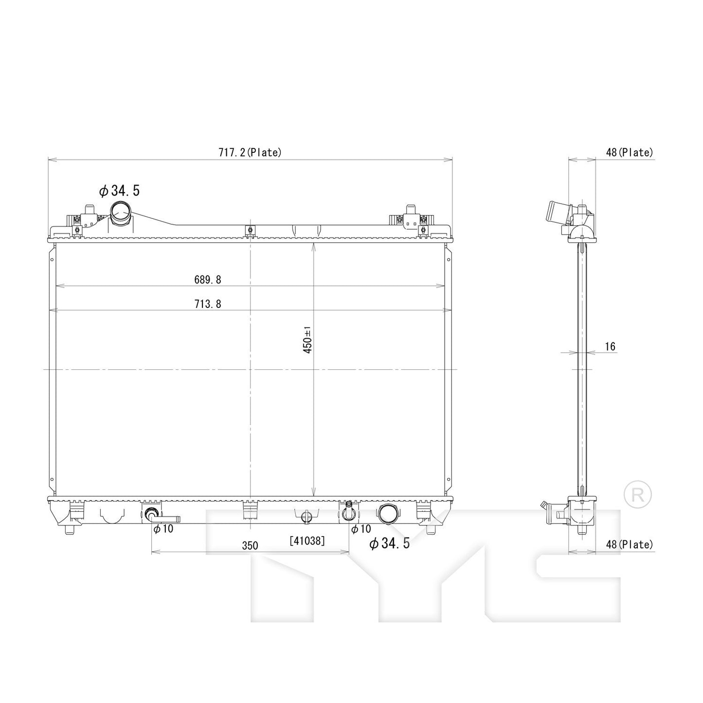 TYC TYC Radiator 2920