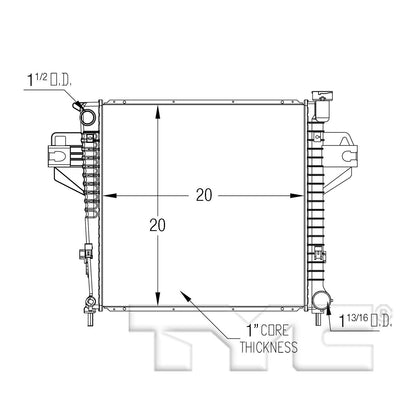 TYC Radiator 2975