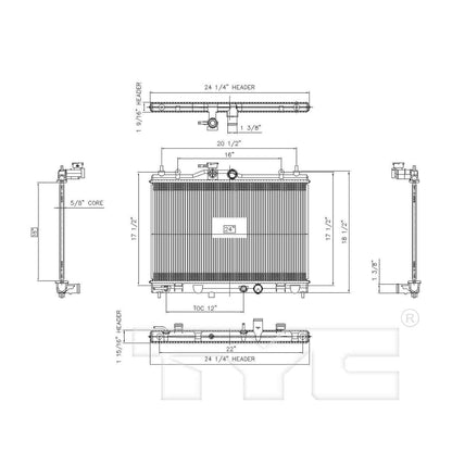 TYC Radiator 2981