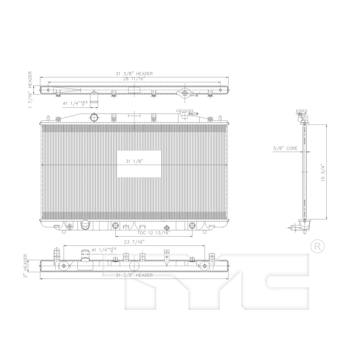 TYC Radiator 2990