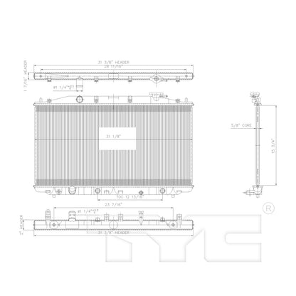 TYC Radiator 2990