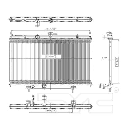TYC TYC Radiator 2998