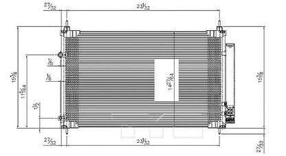 TYC A/C Condenser 30001