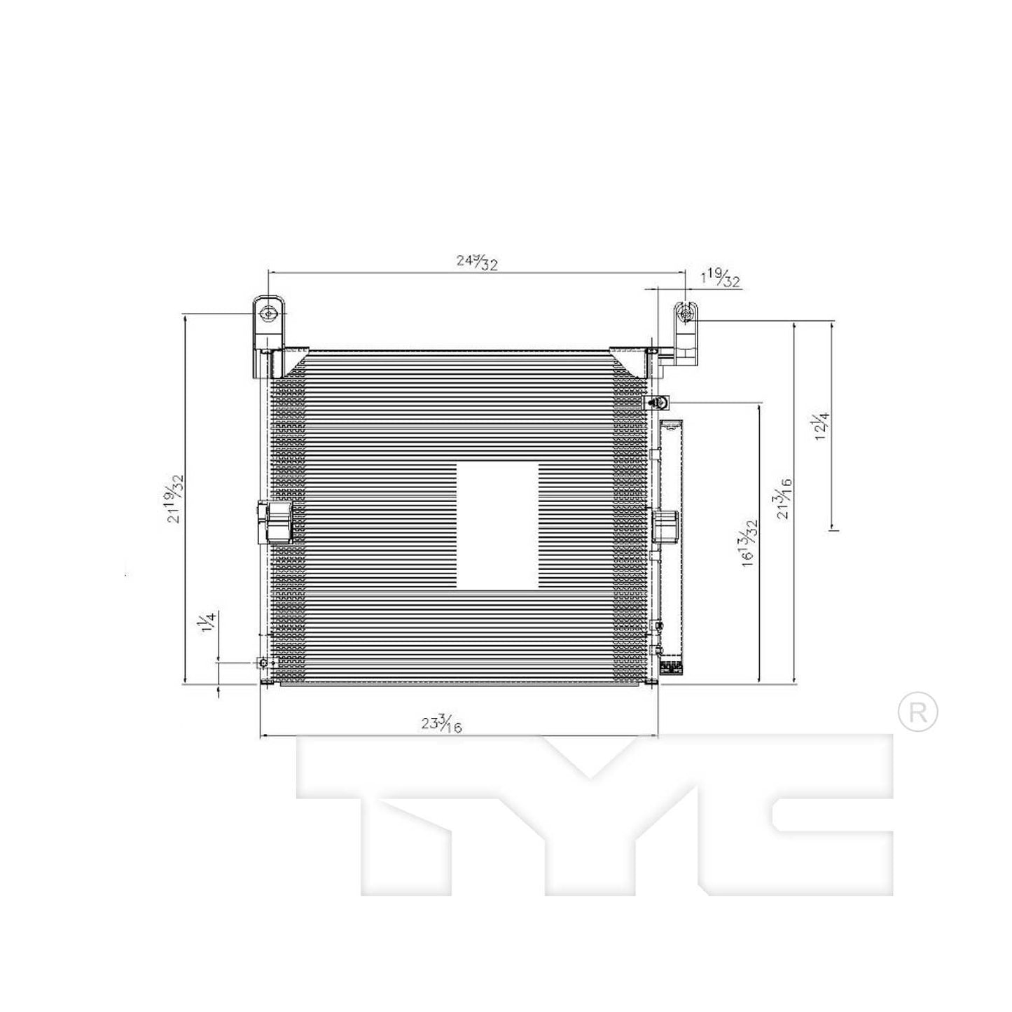 TYC A/C Condenser 30020