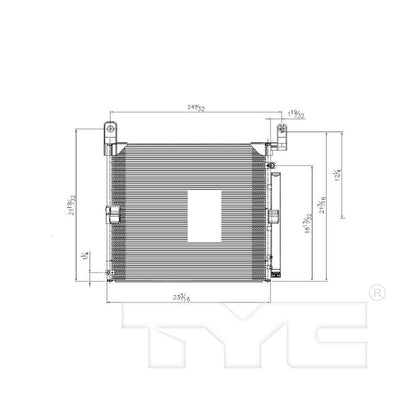 TYC A/C Condenser 30020