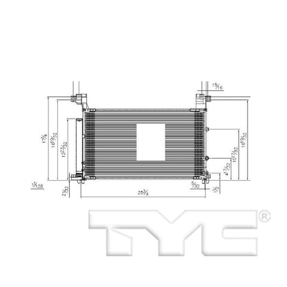TYC A/C Condenser 30021