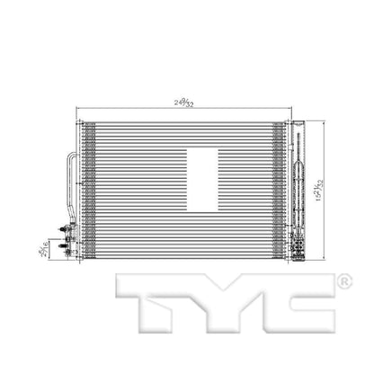 TYC A/C Condenser 30026