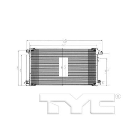 TYC A/C Condenser 30029