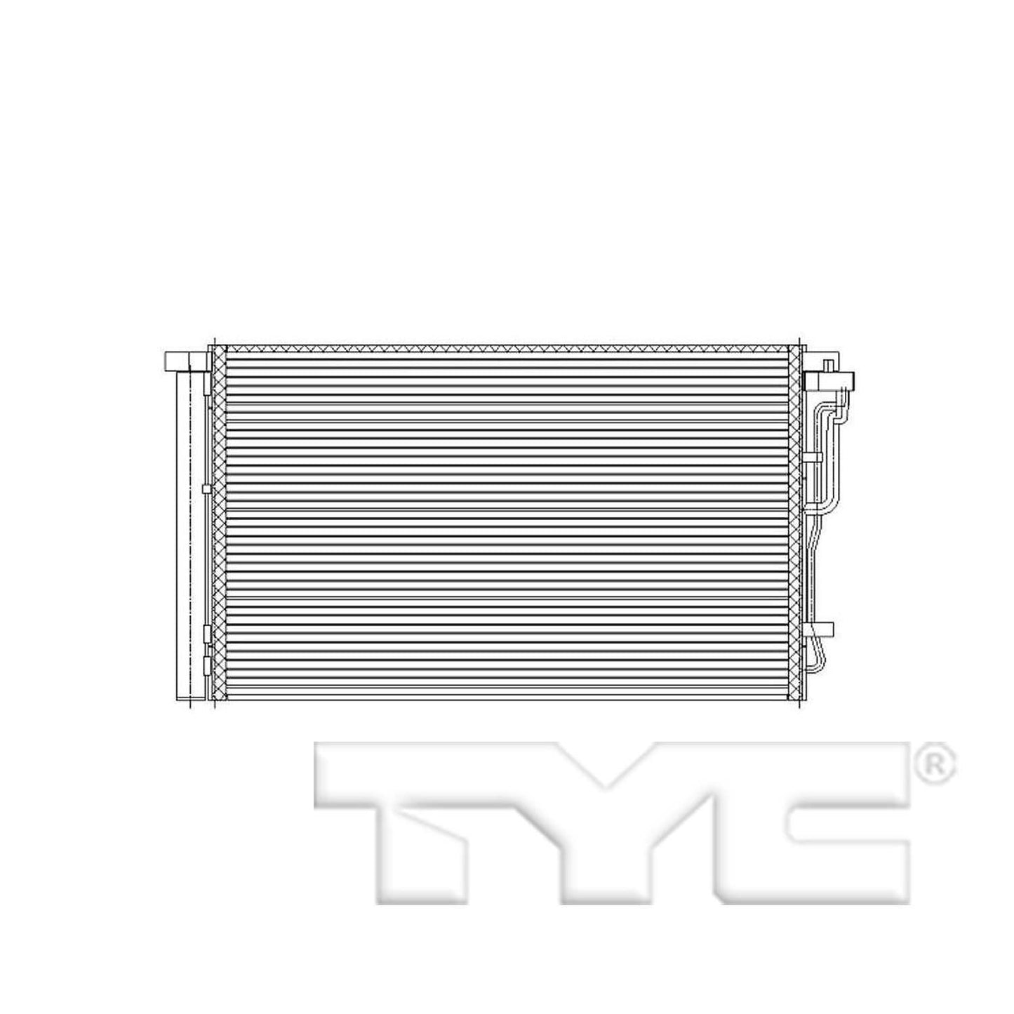 TYC A/C Condenser 30030