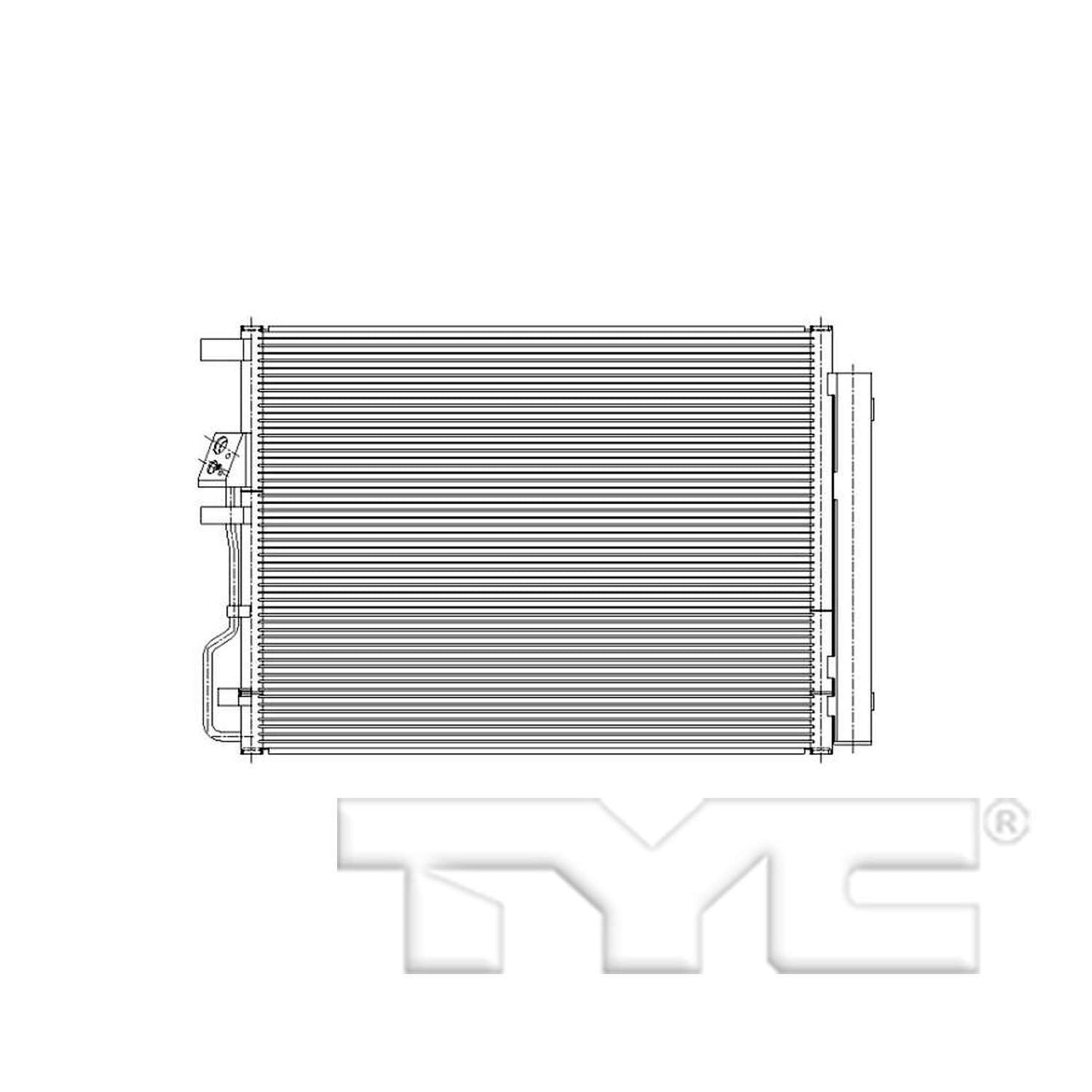 TYC A/C Condenser 30035