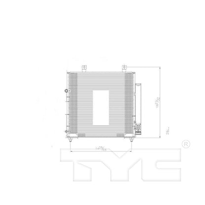 TYC A/C Condenser 30050