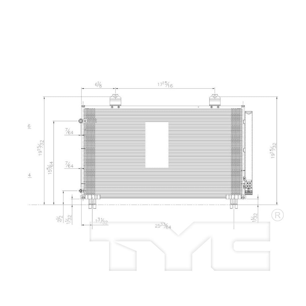 TYC A/C Condenser 30051