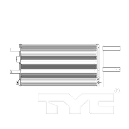 TYC A/C Condenser 30062