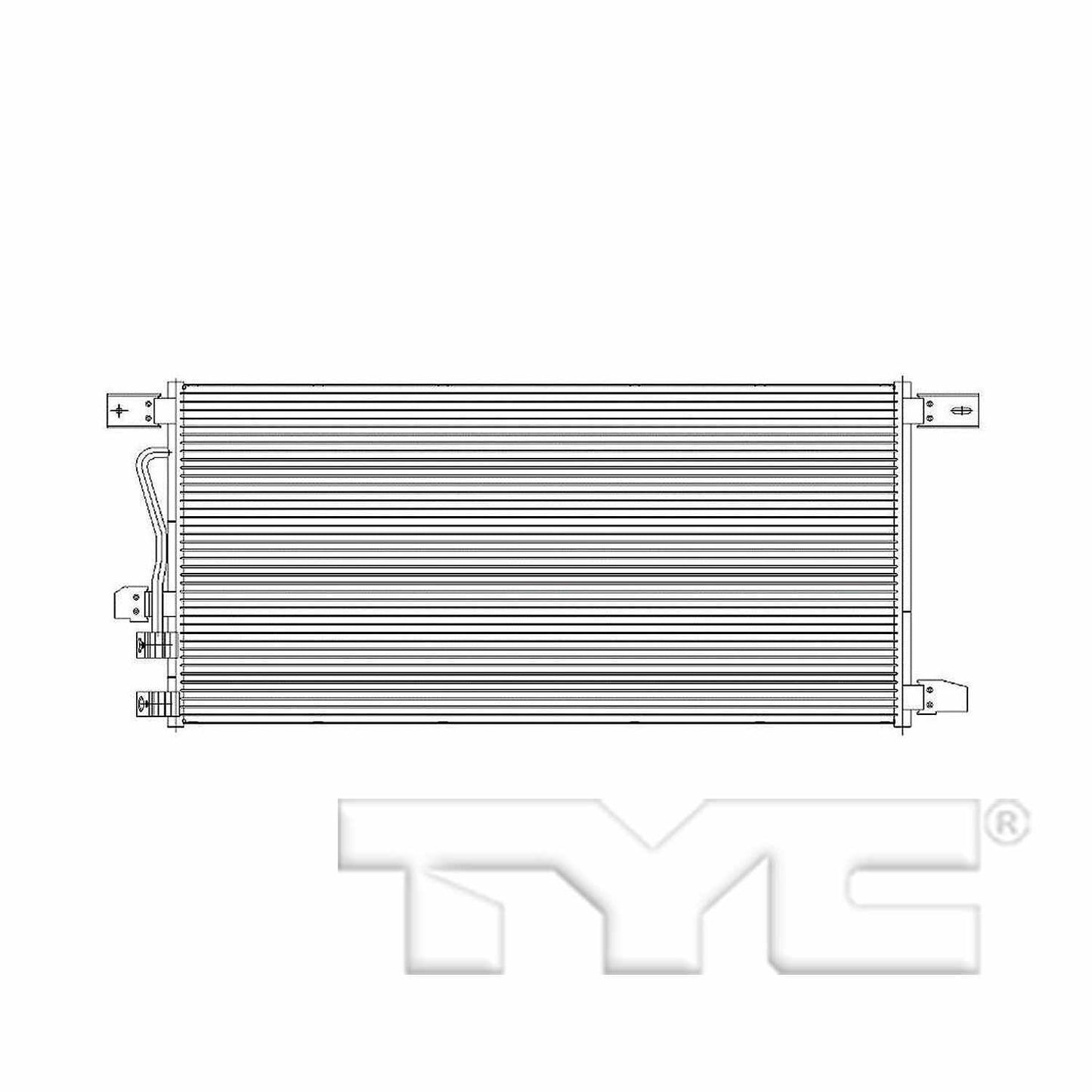 TYC A/C Condenser 3690