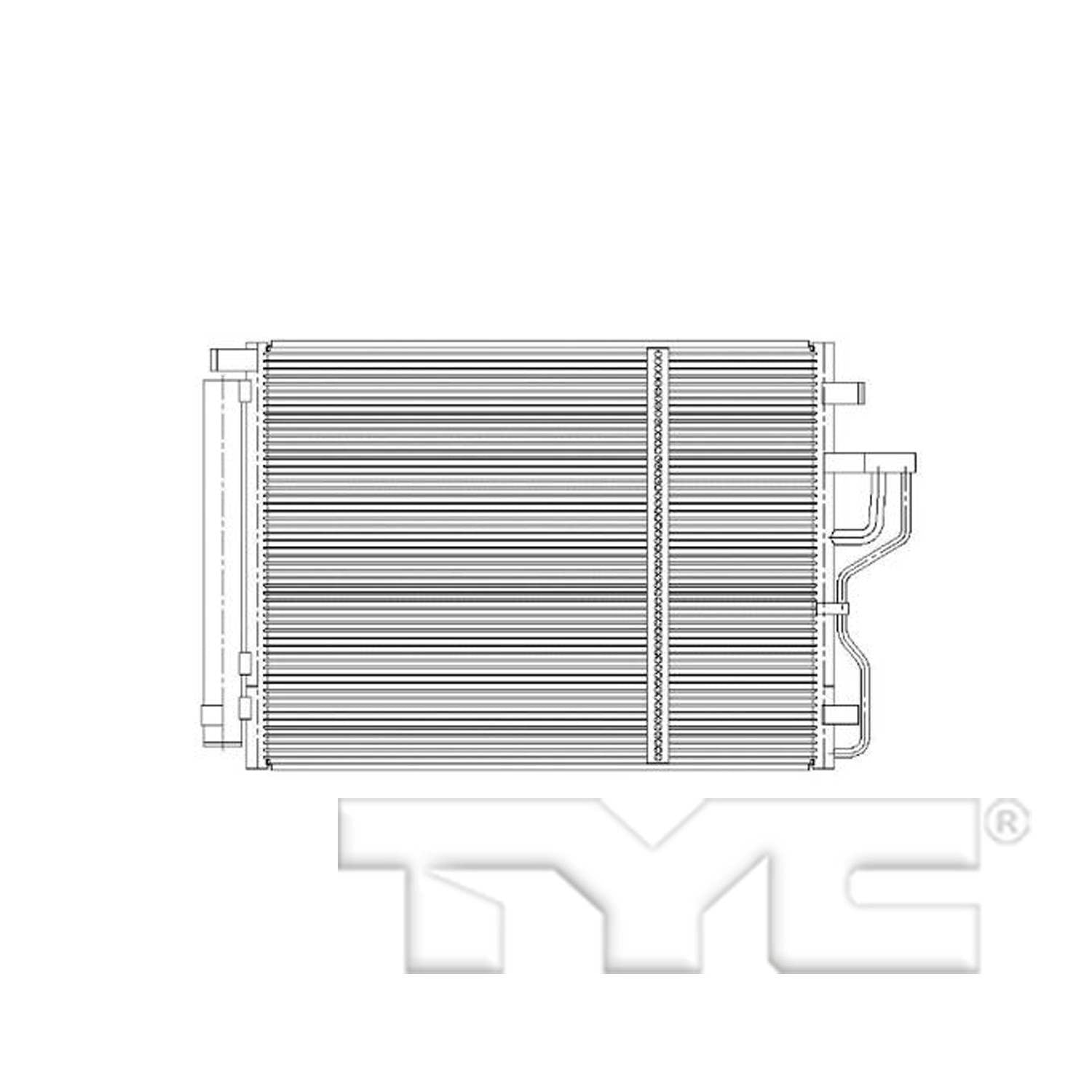 TYC A/C Condenser 3993