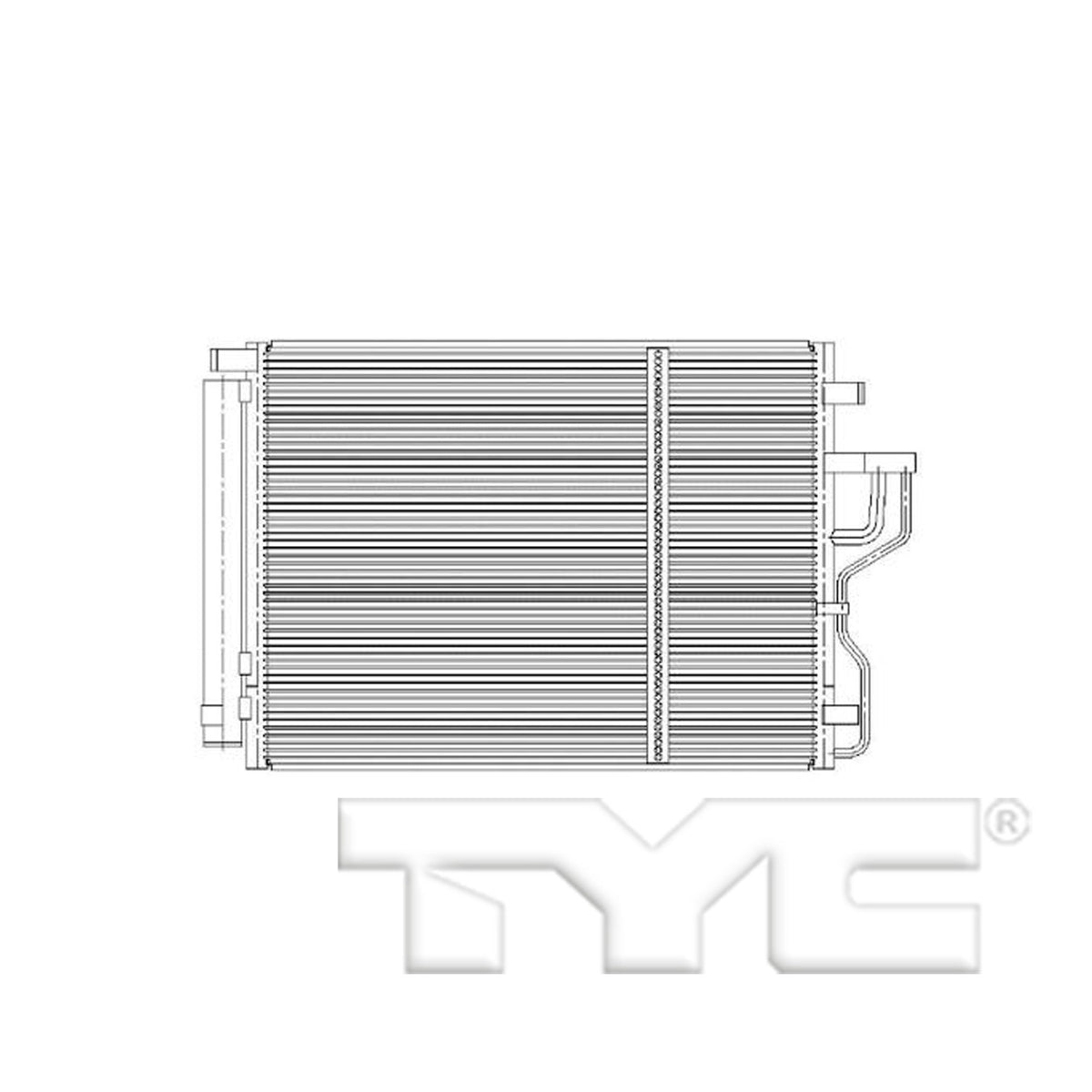 TYC A/C Condenser 3993