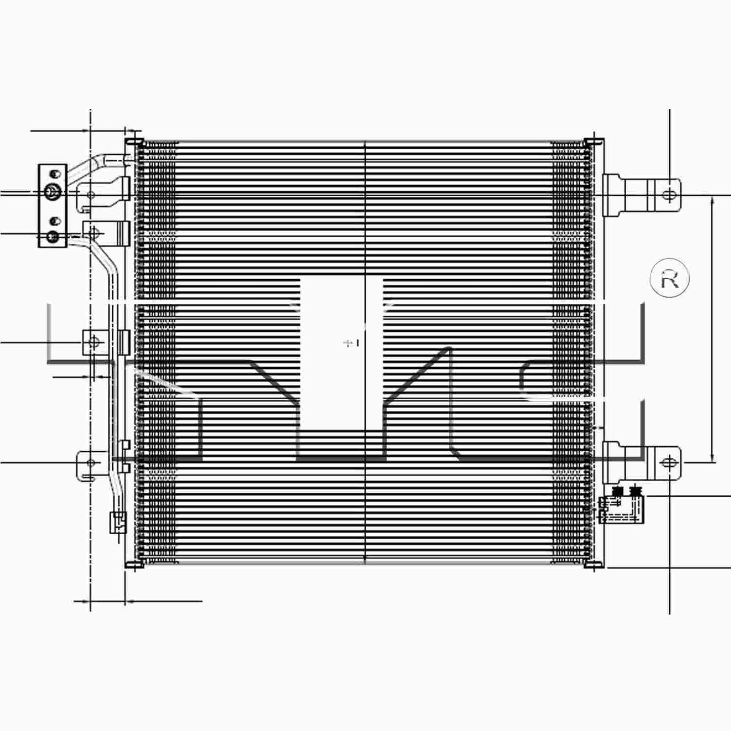 TYC A/C Condenser 4239