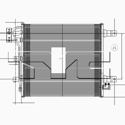 TYC A/C Condenser 4239