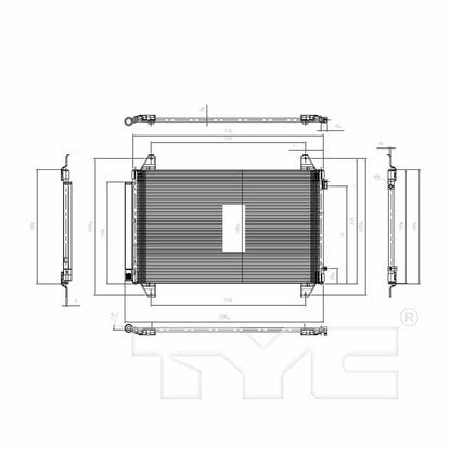 TYC A/C Condenser 4277