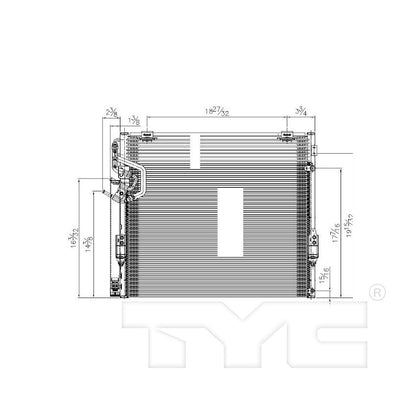 TYC A/C Condenser 4284