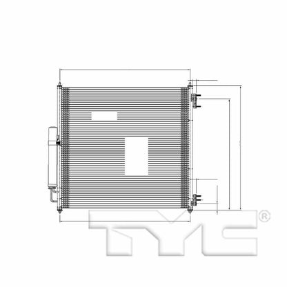 TYC A/C Condenser 4433