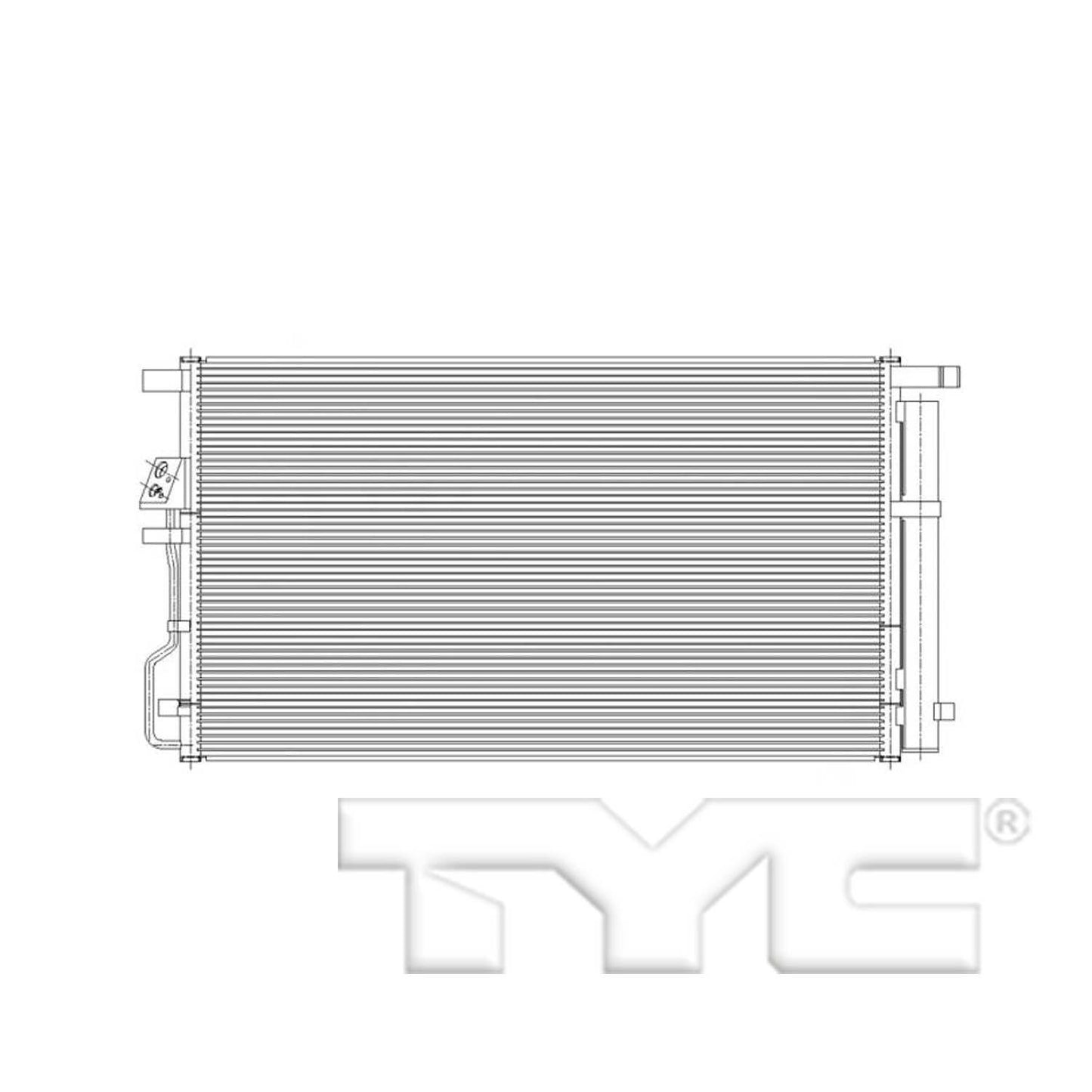 TYC A/C Condenser 4961
