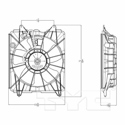 TYC Engine Cooling Fan Assembly