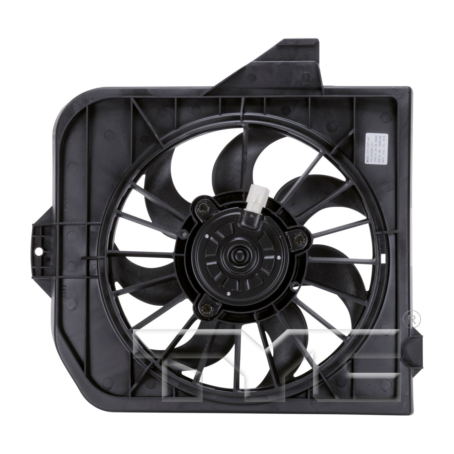 TYC A/C Condenser Fan Assembly 610390 image 4