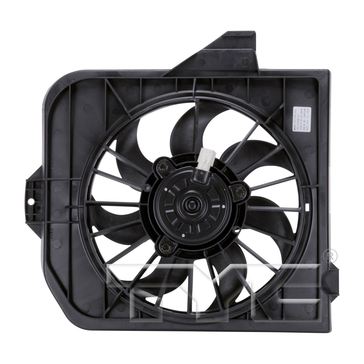 TYC A/C Condenser Fan Assembly 610390 image 4