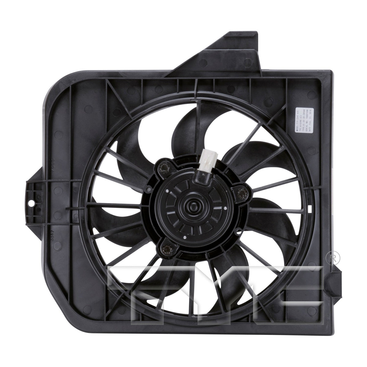 TYC A/C Condenser Fan Assembly 610390