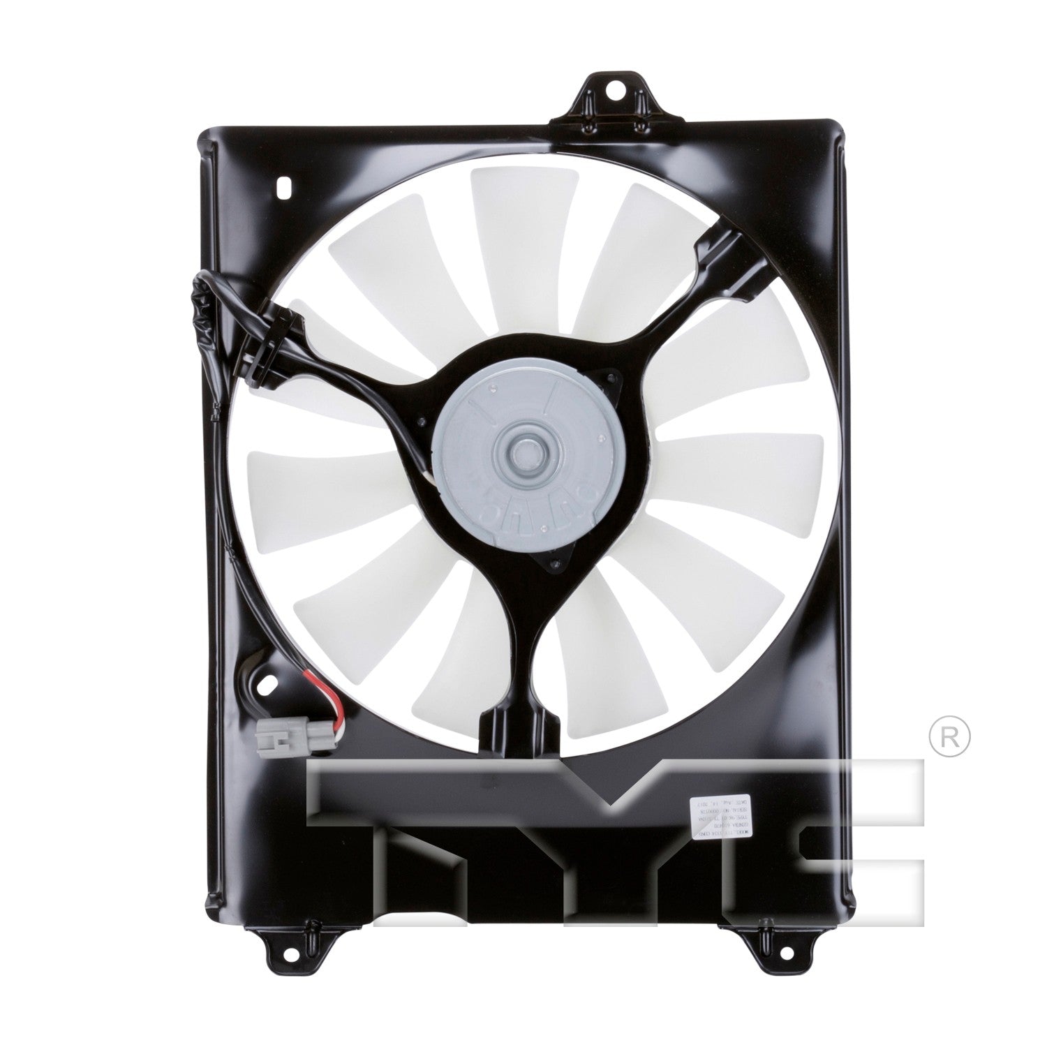 TYC A/C Condenser Fan Assembly 610470 image 4