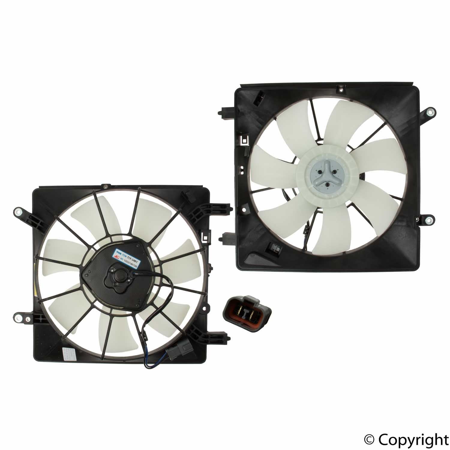 TYC A/C Condenser Fan Assembly