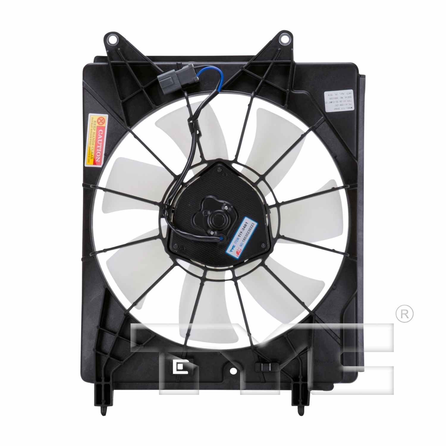 TYC A/C Condenser Fan Assembly 611200