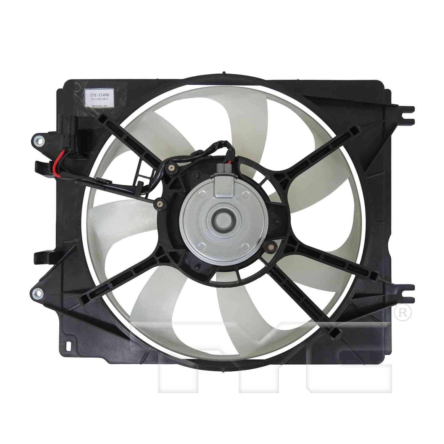 TYC A/C Condenser Fan Assembly 611550