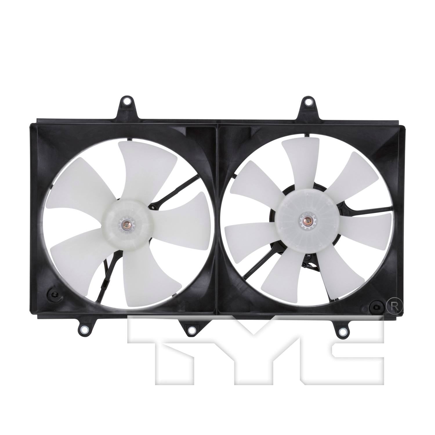 TYC Dual Radiator and Condenser Fan Assembly 620010