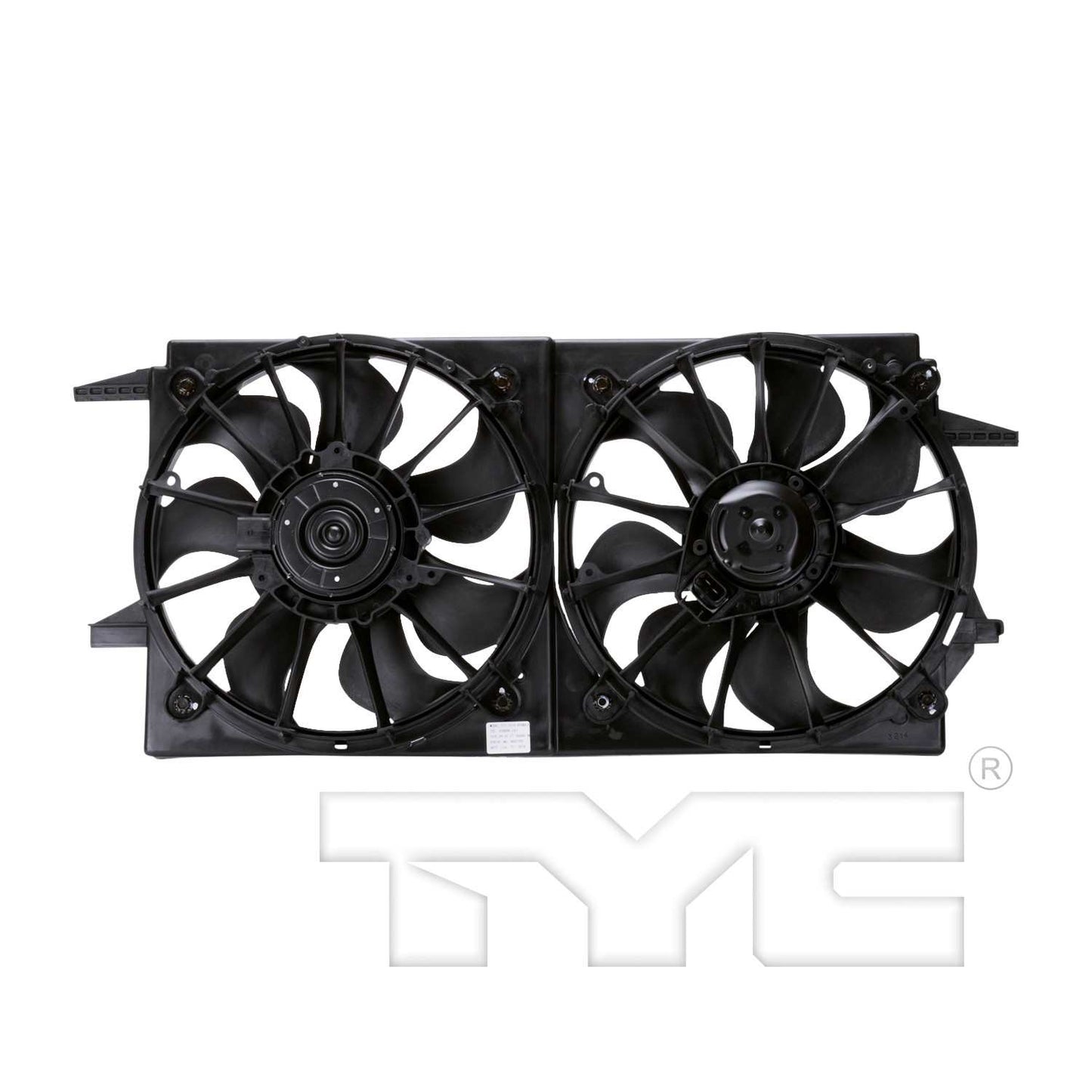 TYC Dual Radiator and Condenser Fan Assembly 620090