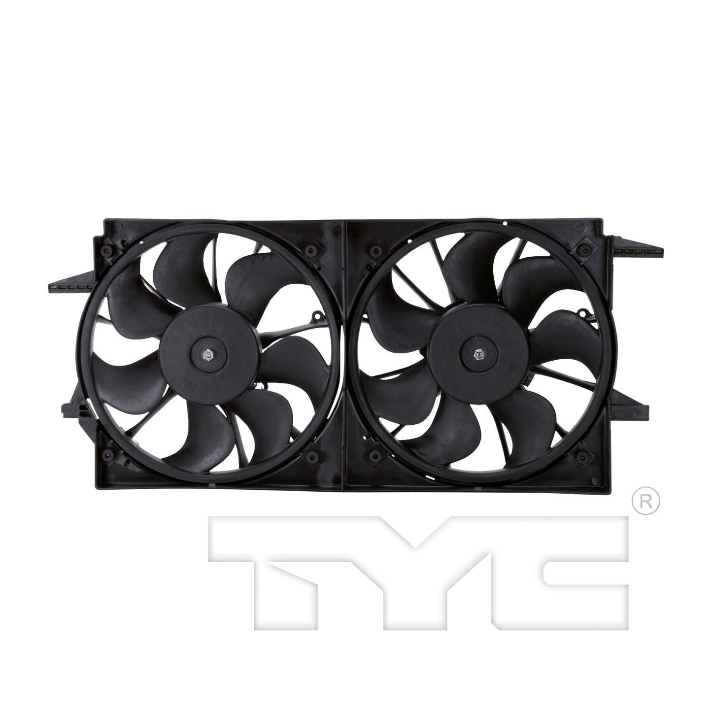 TYC Dual Radiator and Condenser Fan Assembly 620090
