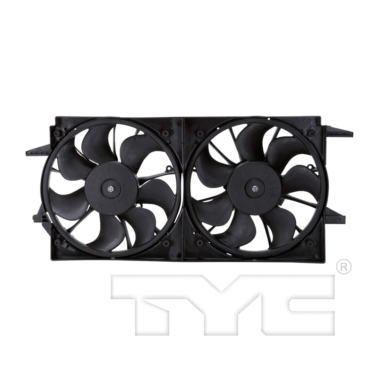 TYC Dual Radiator and Condenser Fan Assembly 620090