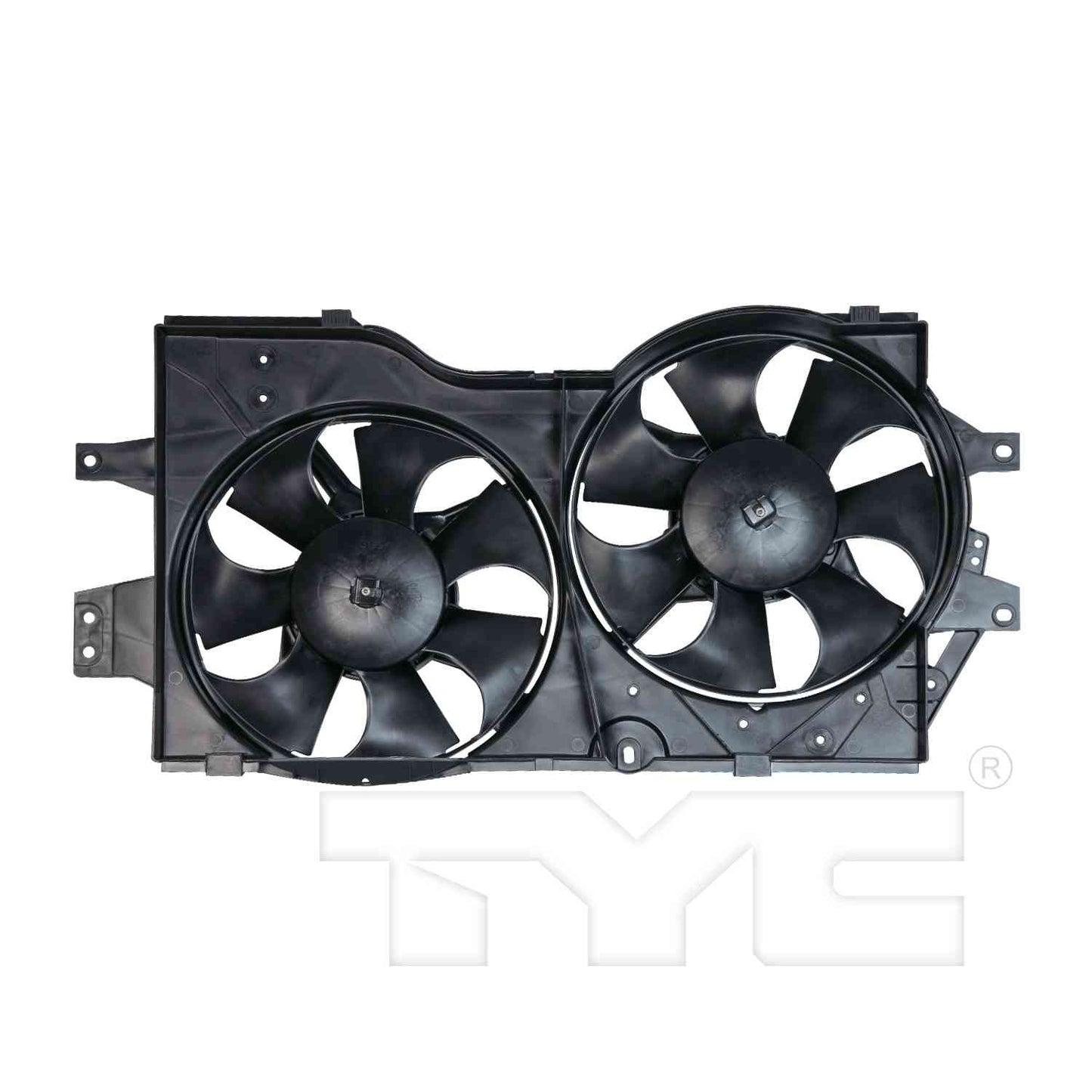 TYC Dual Radiator and Condenser Fan Assembly 620140
