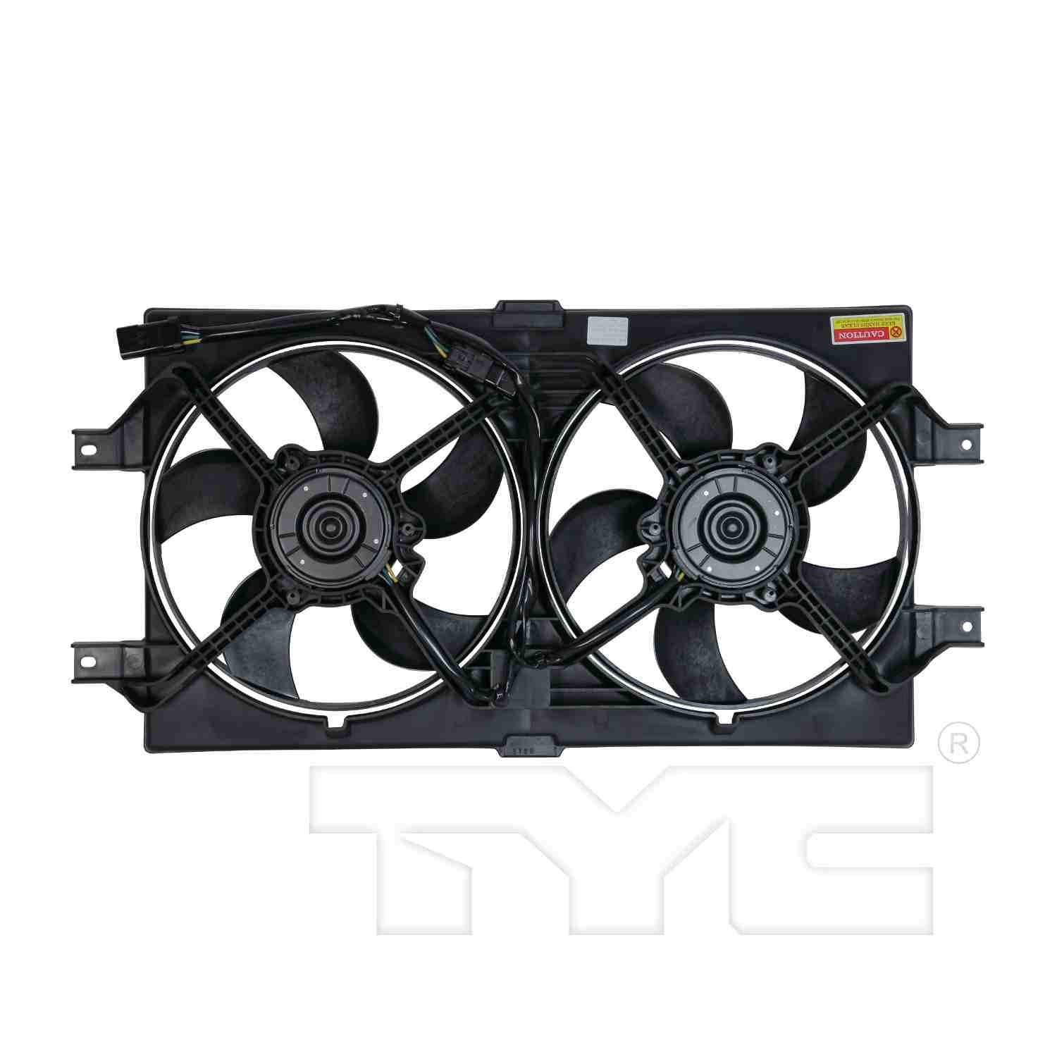 TYC Dual Radiator and Condenser Fan Assembly 620190